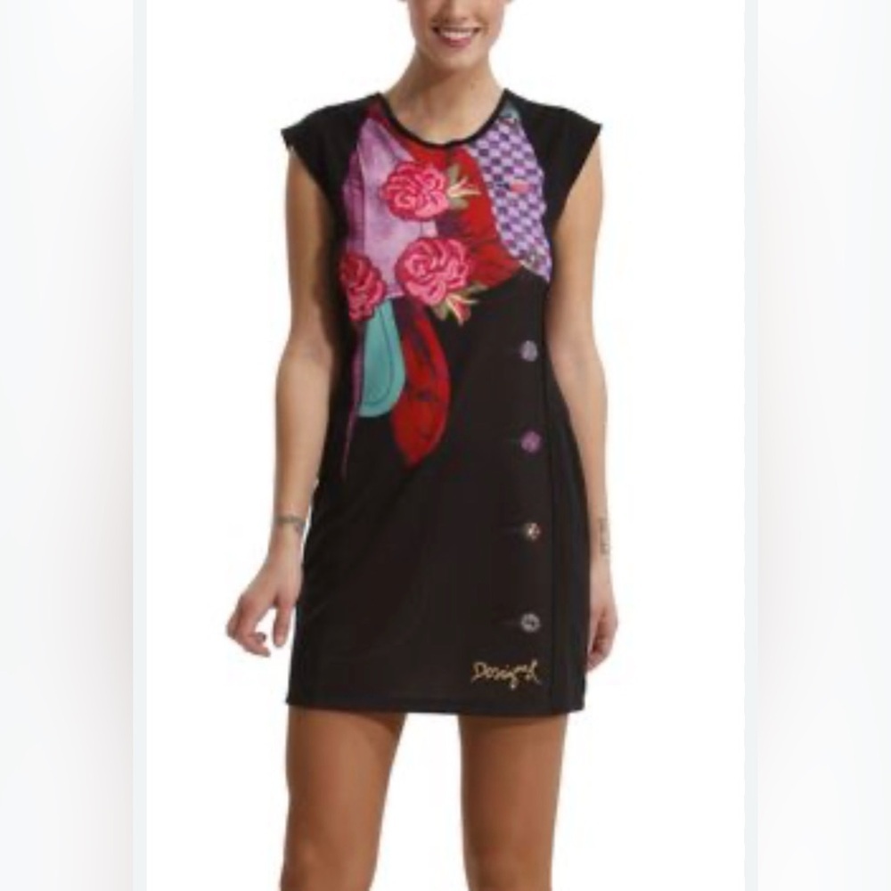 Desigual | Cap Sleeve Fitted Dress